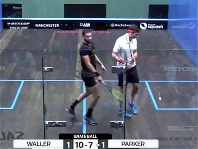 SQUASH. How to ask for a video review | George Parker