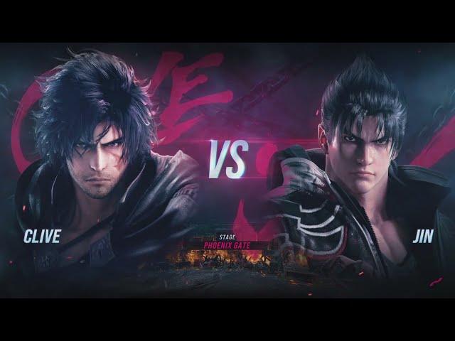 Tekken 8 Clive Rosefield vs Jin kazama Ultra Hard 4k 60fps vrr PS5 Gameplay