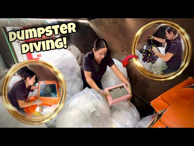 Dumpster diving com muitas coisas!