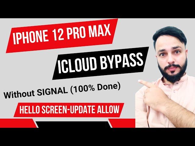 A12+ iPhone 12 Pro Max Hello Screen iCloud Bypass Without Signal 100%