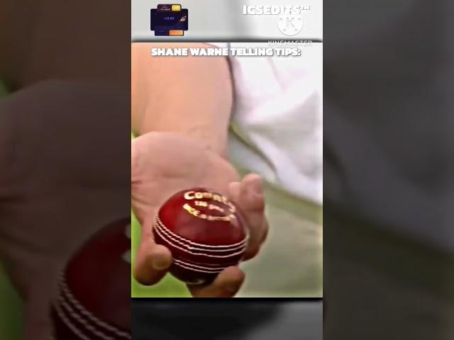 Shane Warne teach his spin bowling ## tips ## cricket ##