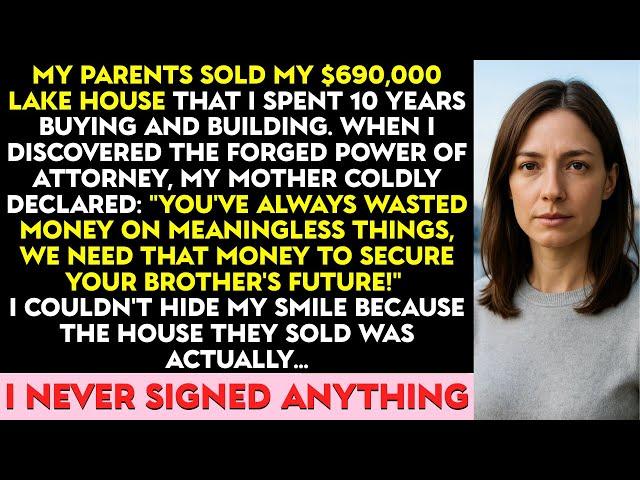 My Parents Secretly Forged My Signature to Sell My Vacation Home Without My Consent. When I Discover