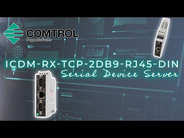 Pepperl+Fuchs Comtrol ICDM-RX/TCP-2DB9/RJ45-DIN