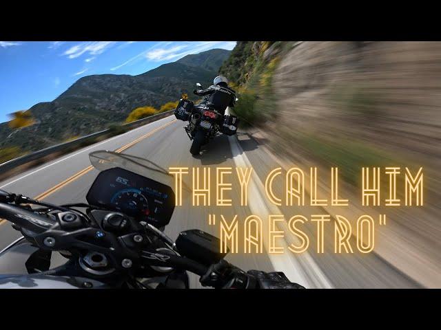 Older Rider on a Moto Guzzi Stelvio can ride !