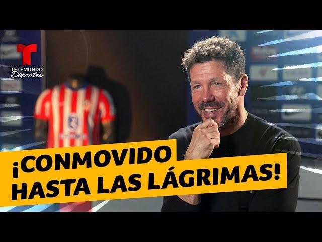 Diego Simeone llora al recordar la final del Mundial de Catar 2022 | Telemundo Deportes