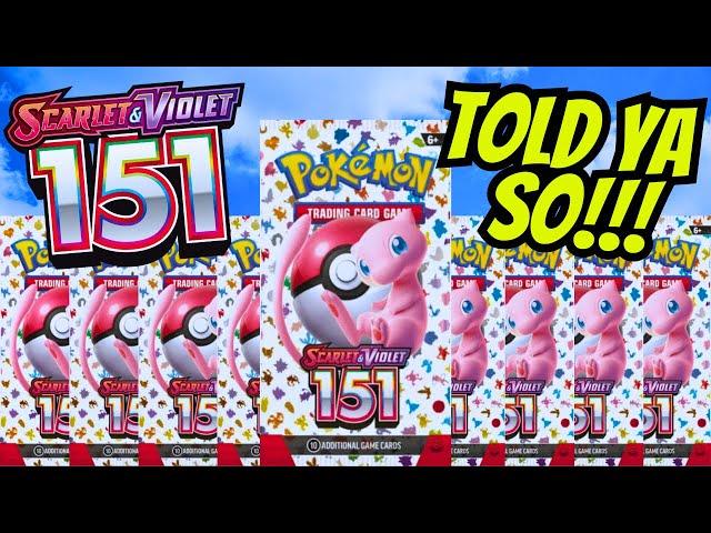 Pokemon 151 is HERE TO STAY! Opening Packs and Debunking the Scarcity Hype