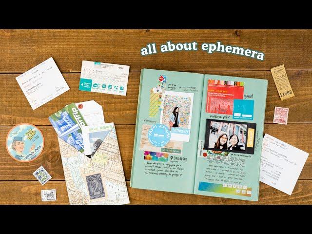 All About Ephemera what to collect & how to organize | Abbey Sy