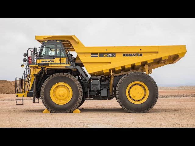 Komatsu HD785-8 machine familiarization