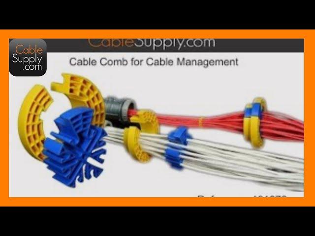 Bundling Ethernet Cable with the Cable Comb and Terminating a Patch Panel