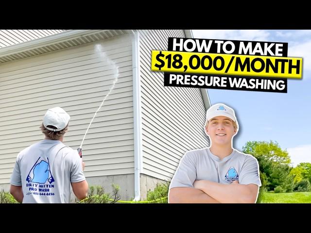 16 Year Old Starts $18K/Month Pressure Washing Business