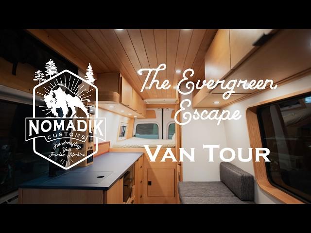 The Evergreen Escape : Fir Trimmed Adventure Van fully equipped for Oregon's Mountains