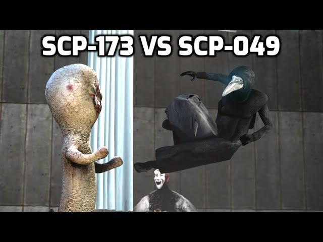 SCP-173 VS SCP-049 [SFM]