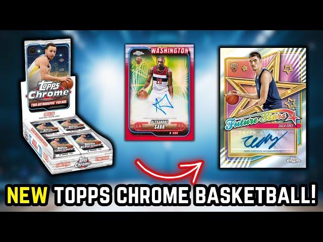 NEW and IMPROVED? 2024-25 Topps Chrome Basketball Hobby Box Review!