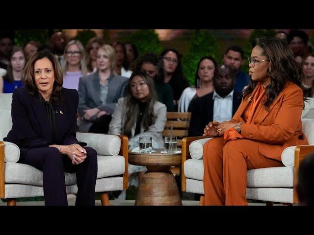 Kamala Harris, Oprah Winfrey livestream campaign event in Michigan