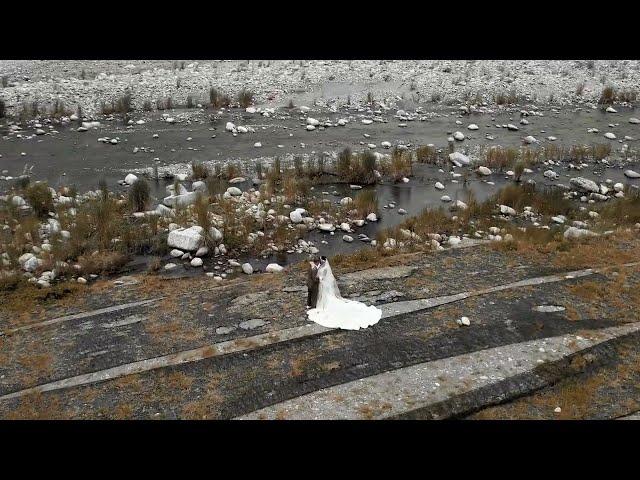 台灣旅行婚紗推薦 / 第一站 苗栗火炎山 / 婚紗空拍