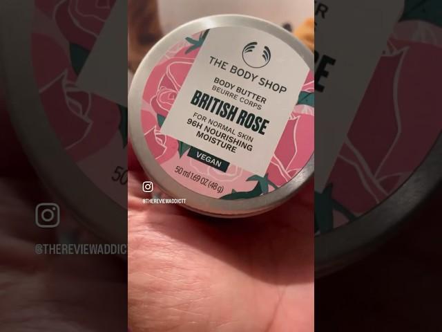 British rose body butter from The Body Shop