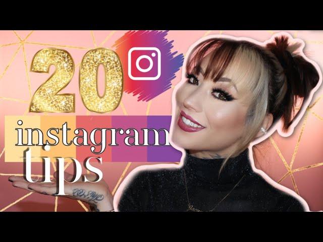 20 INSTAGRAM TIPS THEY DON'T TALK ABOUT | JACYNDA JAE