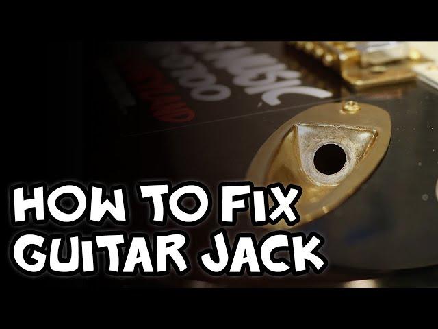 How To Repair A Guitar Input Jack | Mike's Music