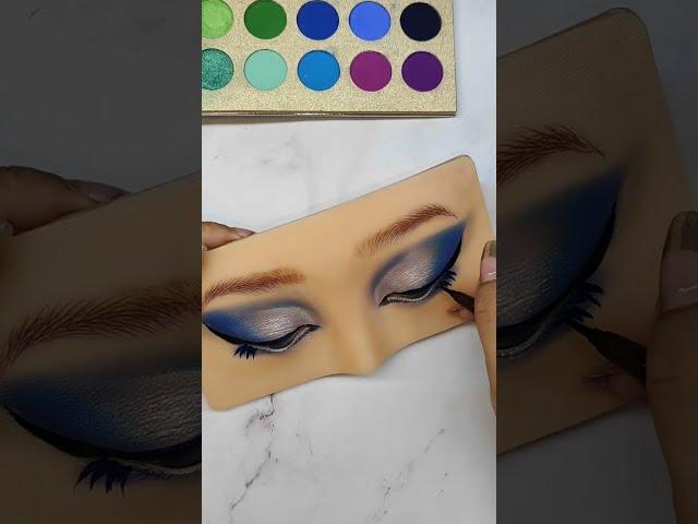 Daily blue eyeshadow makeup Do you like it? Palette: UCANBE Pretty All Set