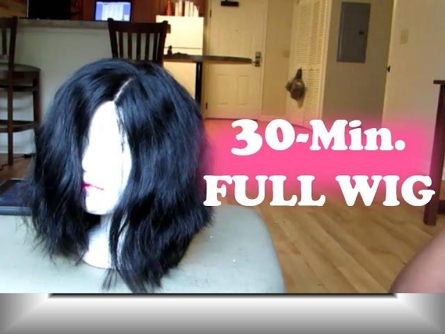 How-To: Full Wig w/ Closure DIY [30-Minute Wigs]