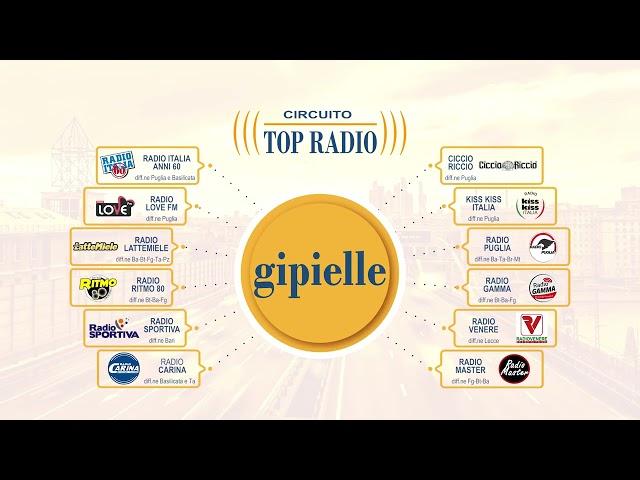 GIPIELLE CONCESSIONARIA PUBBLICITARIA - CIRCUITO TOP RADIO spot TV