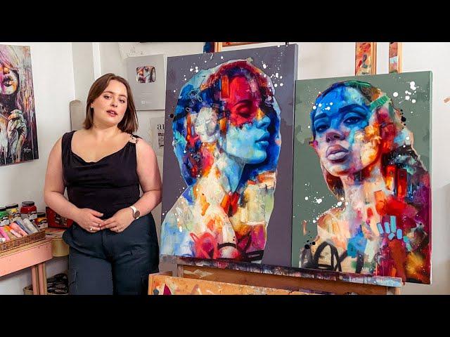 Spend a month in my studio ~ Cozy art vlog | Paint with me