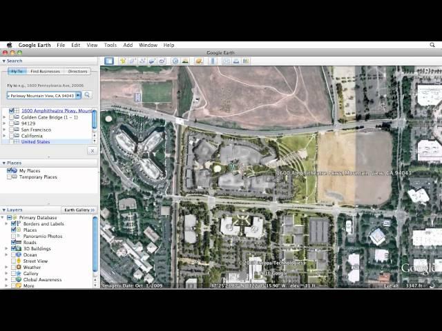 Learn Google Earth: Searching for Places