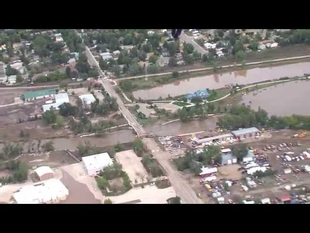 Longmont Area - Aerial Footage 9/14/13