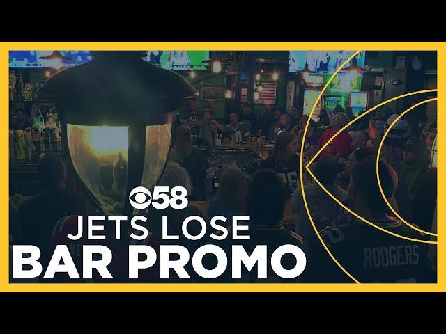 Milwaukee bar offers to pick up tabs when Aaron Rodgers and the Jets lose