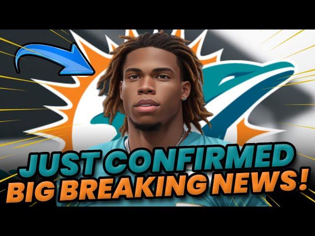 ⭐ [INFORMATION RELEASED NOW!!] THE BOMB EXPLODED!! SEE NOW!! MIAMI DOLPHINS NEWS!!