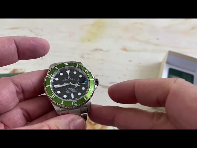 Rolex Flat Four Kermit 116509