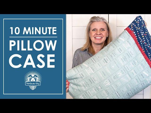 Make a Basic Pillowcase in 10 minutes  Standard & King Sizes with French Seams ️ Easy DIY for Home