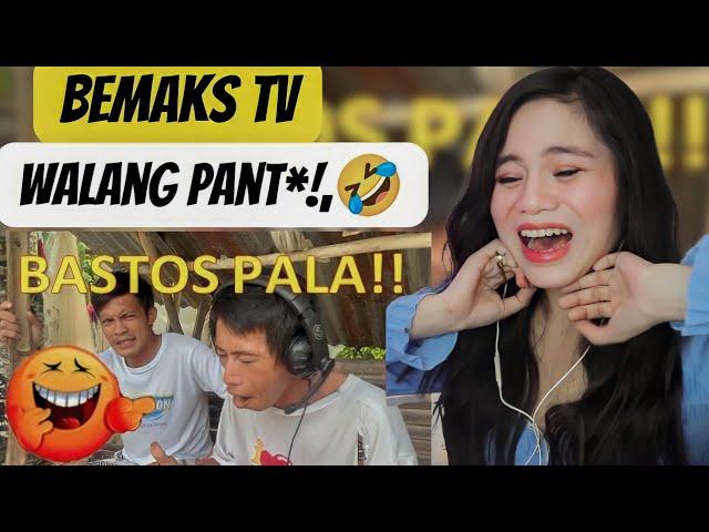 Bemaks tv - Hindi mapigilan ni Bemaks matawa II WALANG PANT* haha II REACTION VIDEO