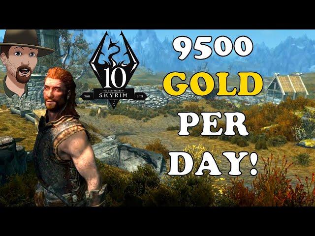 TOP 3 WAYS To Generate MASSIVE GOLD Every Day at Goldenhills Plantation- Skyrim Anniversary Edition