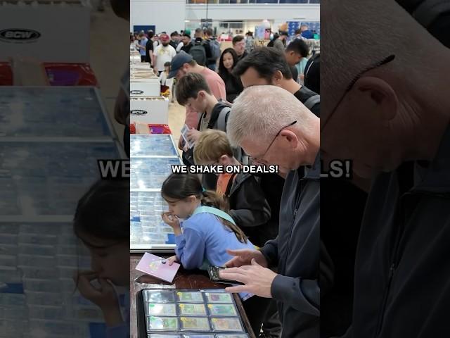 Dad knows best | Pokemon card vendor POV #pokemon #pokemoncard #wholesome