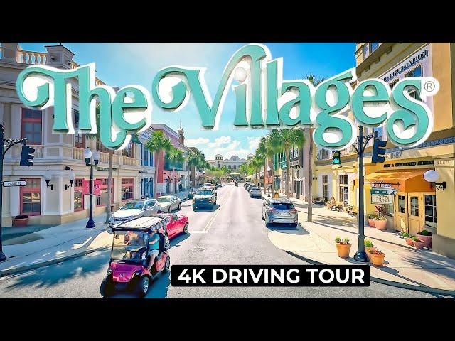 AMAZING Drive through THE VILLAGES, Florida - 4K (Ultra HD) Driving Tour