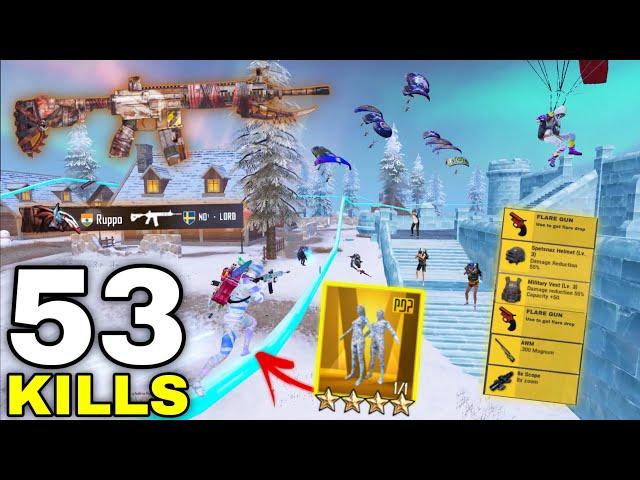 53 KILLS!! NEW BEST RUSH GAMEPLAY W/ BEST MUMMY SET PUBG MOBILE BGMI