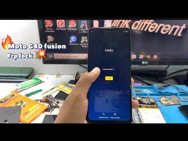 Motorola G40 fusion FRP lock  bypass with ufi box done ️ ! #cellphone7773_  #youtube #ytshorts