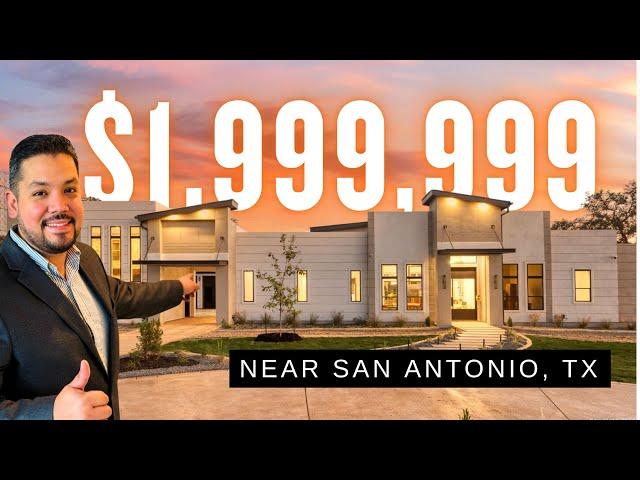 THIS IS WHAT $2 MILLION GETS YOU NEAR SAN ANTONIO, TX! EXCLUSIVE LUXURY HOME TOUR IN ENCHANTED BLUFF