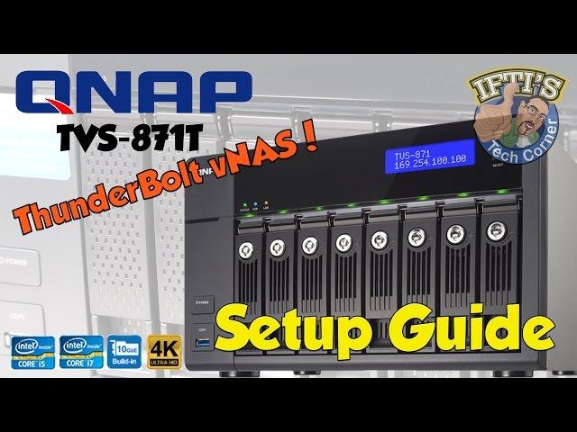 QNAP TVS-817T Turbo NAS - Full Setup Guide (With CloudKey)