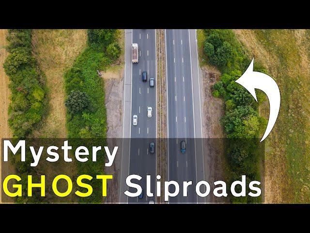 Unused GHOST SLIPROADS on the M40 Motorway