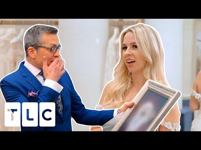 Bridal Gown Designer Gifts Randy A Portrait Of His Dog! | Say Yes To The Dress