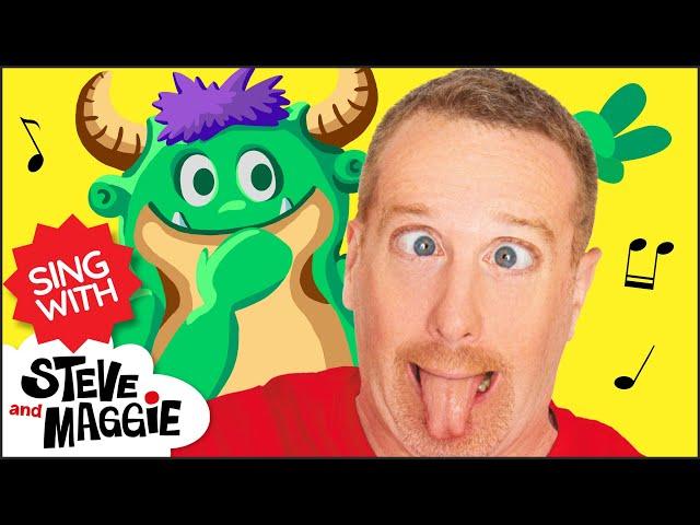 Halloween Spooky Monster Dance Party for Kids | Do the Monster Stomp! | Sing with Steve and Maggie