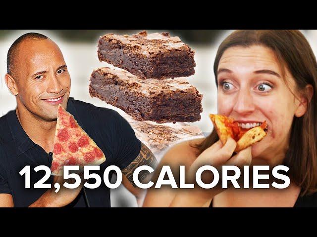 We Ate The Rock's Cheat-Day Meals