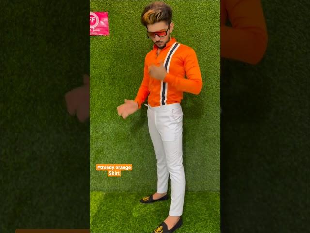 Trendy Shirt and pents for men|#formalshirt #orangeshirt#designershirts #1fancyfabric #exclusive