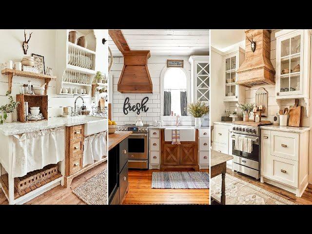 23 Farmhouse Kitchen Ideas to Steal for Perfectly Cozy Cooking Space | house beautiful