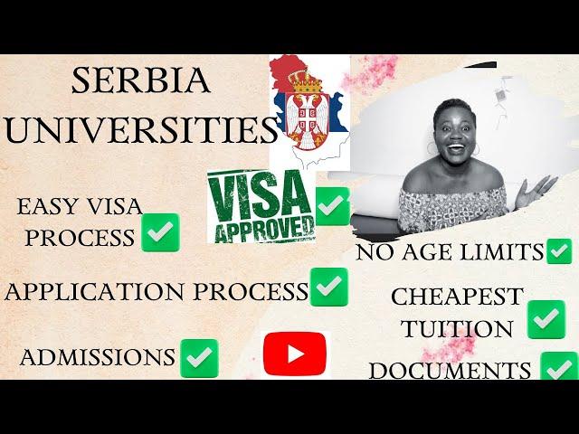 SERBIA CHEAPEST UNIVERSITIES FOR INTERNATIONAL STUDENTS+TUITION FEES, DOCUMENTS #visa 2024