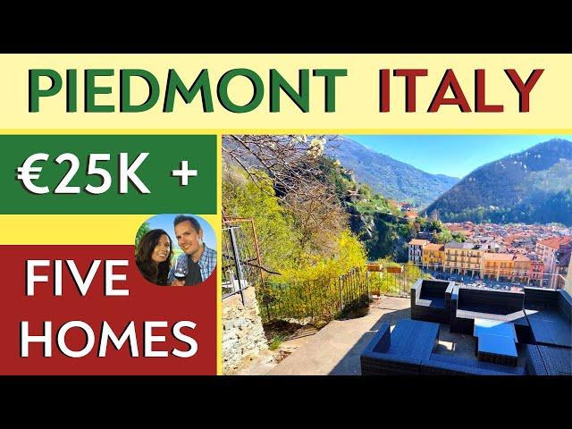 5 HOMES for SALE Piedmont ITALY | ITALIAN HOUSES for Sale