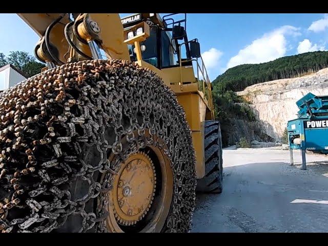 Large wheel loader CAT 990F, Mevas TA1 inspection walk around and functional test