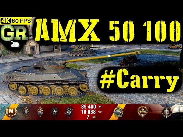 World of Tanks AMX 50 100 Replay - 8 Kills 6.3K DMG(Patch 1.4.1)